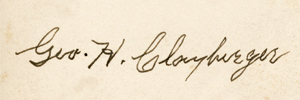 signature of George H. Clayberger